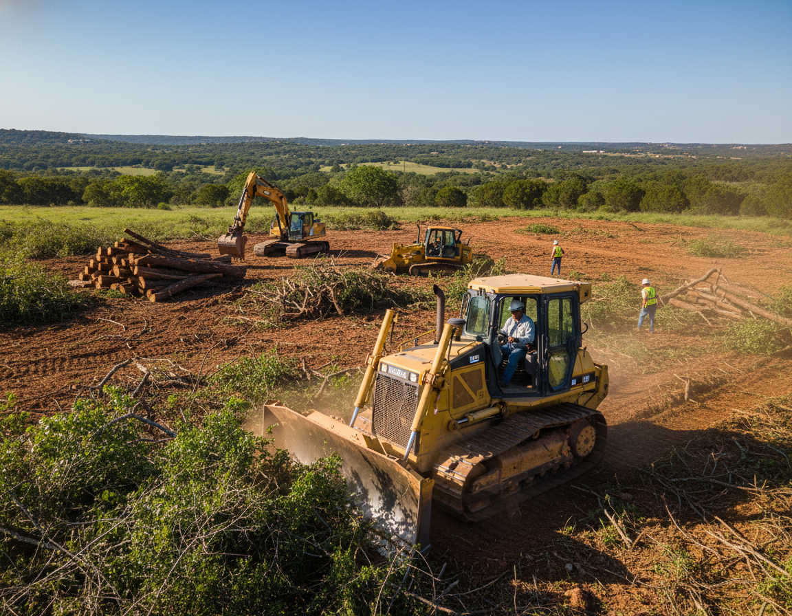 Land Clearing In Poolville TX